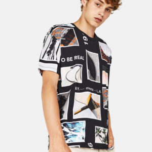 DAMENSCH Men's Solid Regular Fit Button Down Shirt